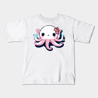 Sakura Tentacorn - The Pink Blossom Sea Sprout Kids T-Shirt